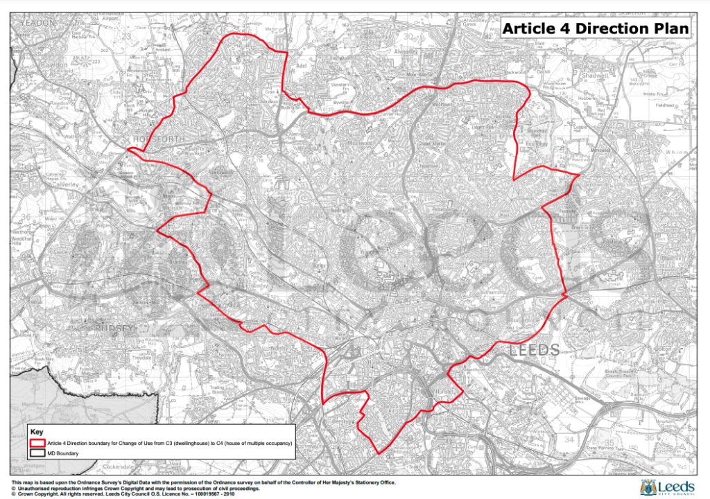 leeds article 4 map for hmos