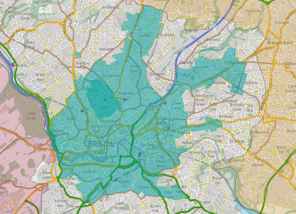 bristol article 4 map