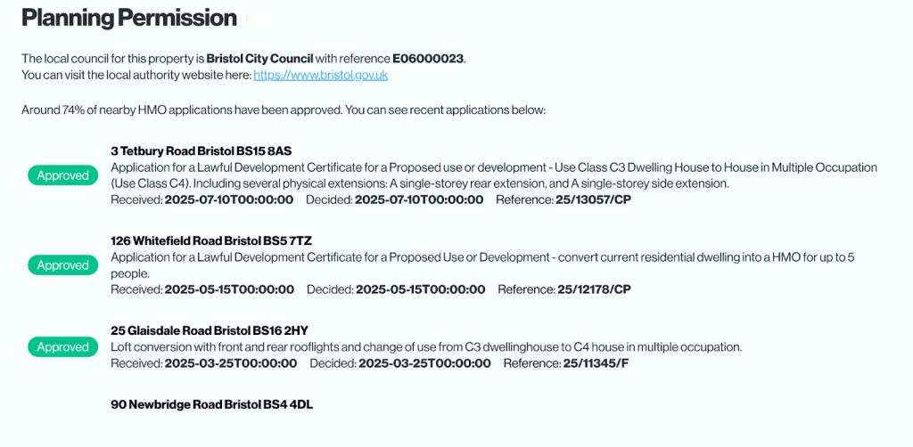 planning applications in bristol