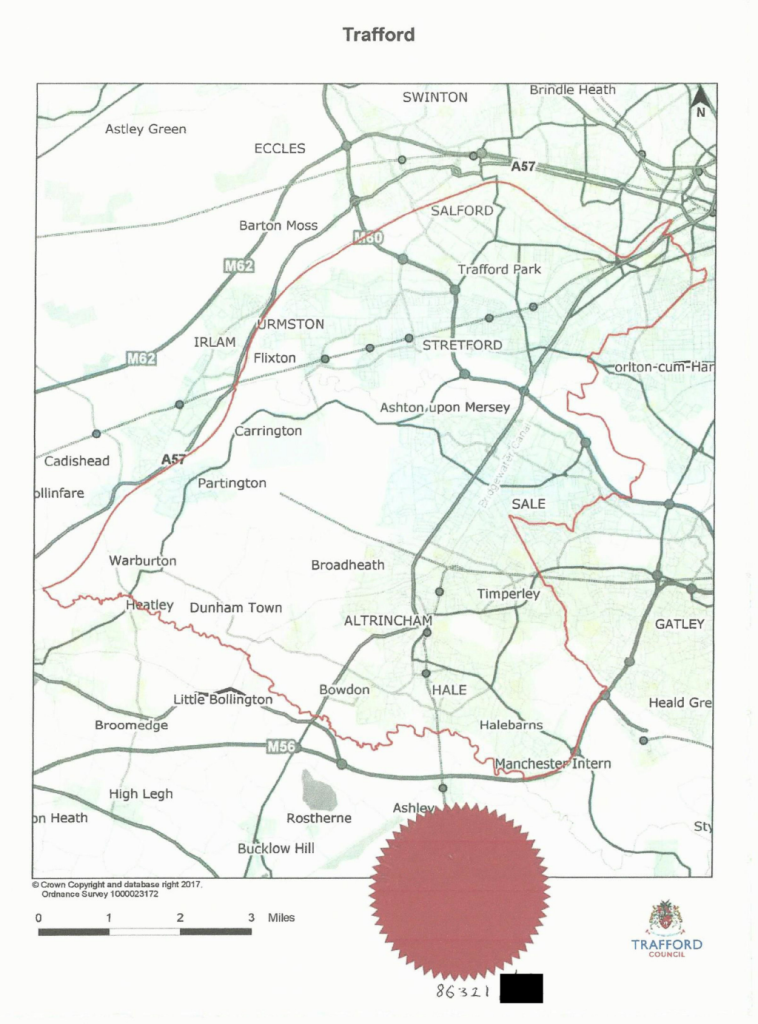 trafford article 4 map